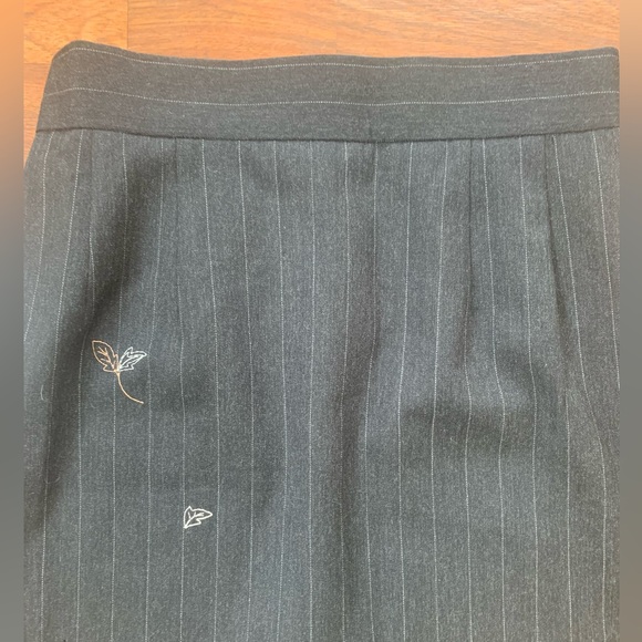 Harve’ Bernard high waisted wool pencil skirt size 8P NWT! Stitched design - Picture 4 of 10
